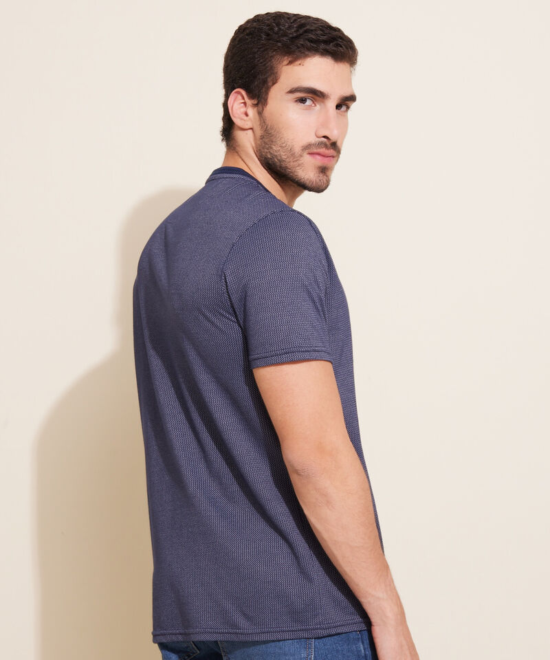 Camiseta Prete&ntilde;ido Con Textura