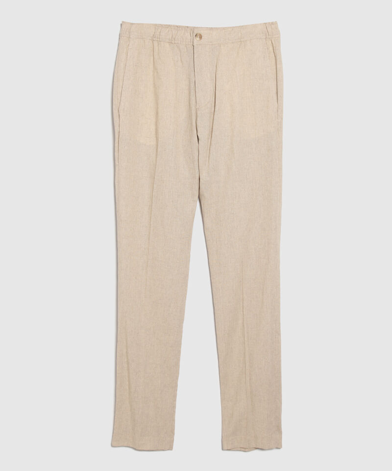 Pantalón Tipo Chino En Lino