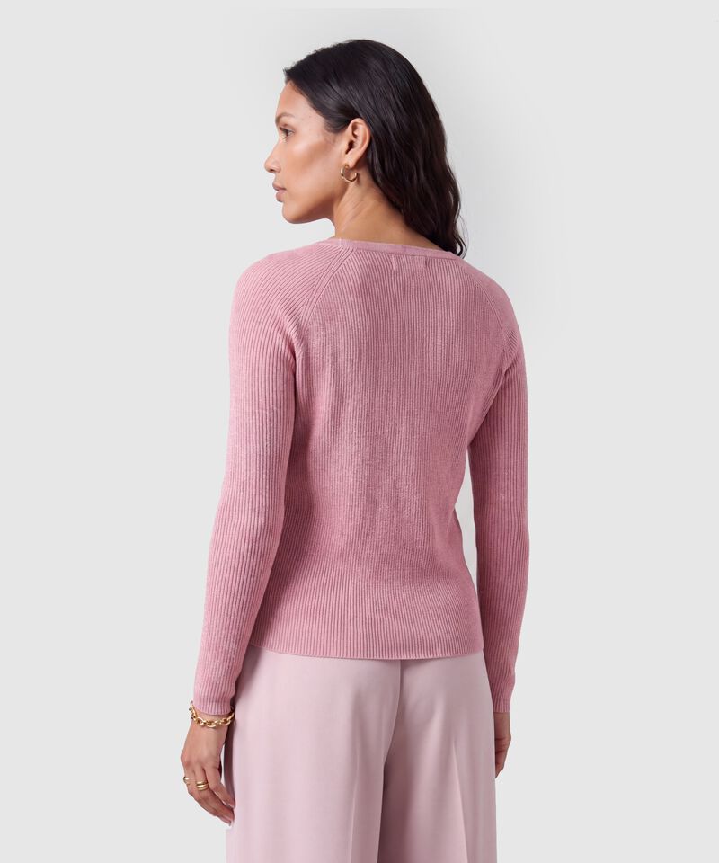 Saco Tejido Escote V Para Mujer