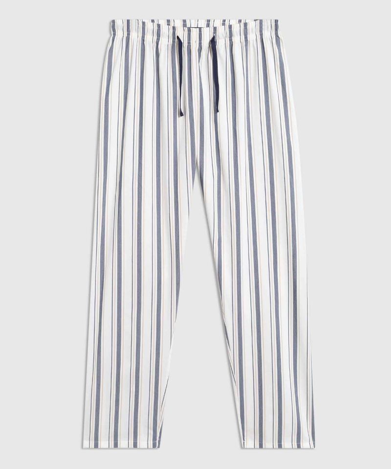 Pijama A Rayas Con Bolsillo Para Hombre