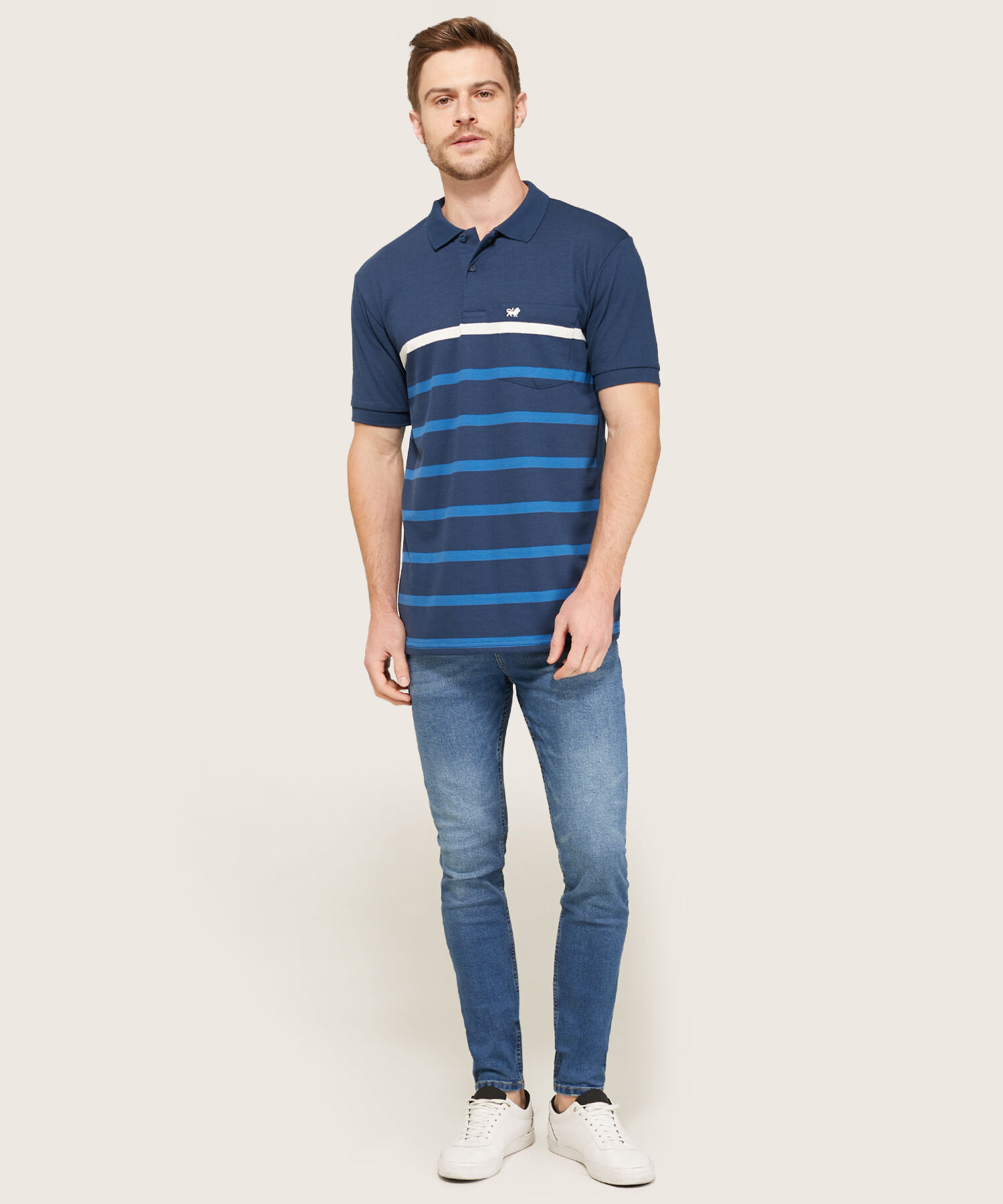 Polo Cuello Y Pu&ntilde;o Tejido