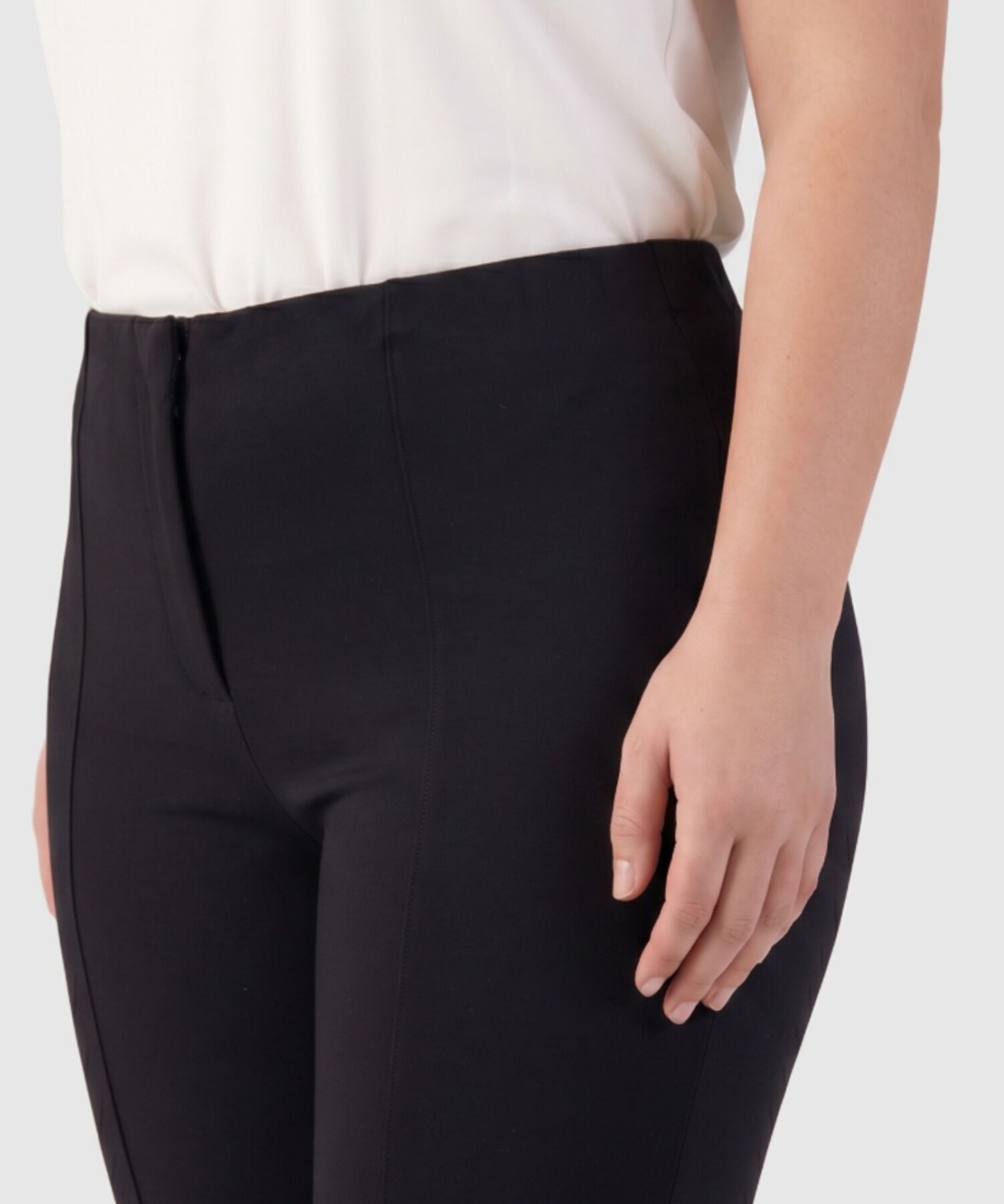 Leggings B&aacute;sico Ajustado Para Mujer Curvy