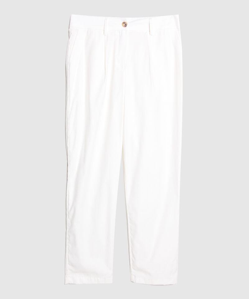 Pantalón Tipo Baggy Unicolor, Tiro Alto Con Prenses En Delantero, Serena