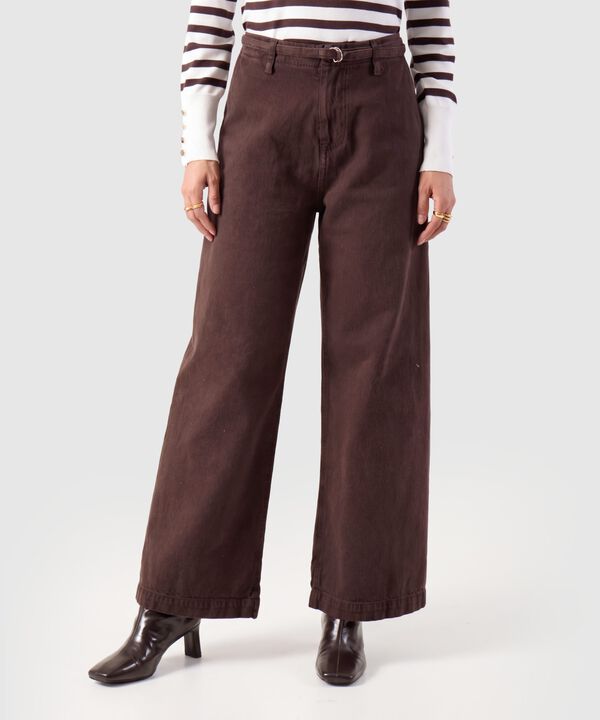 Jean Wide Leg Para Mujer image number null