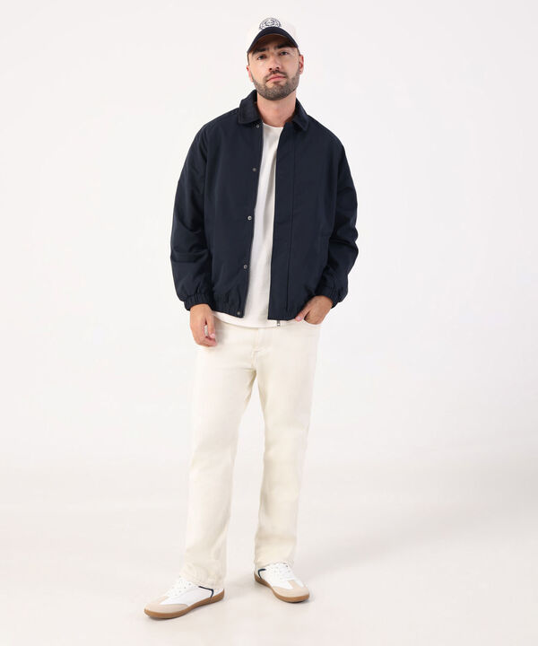 Chaqueta Harrington Con Cuello De Pana