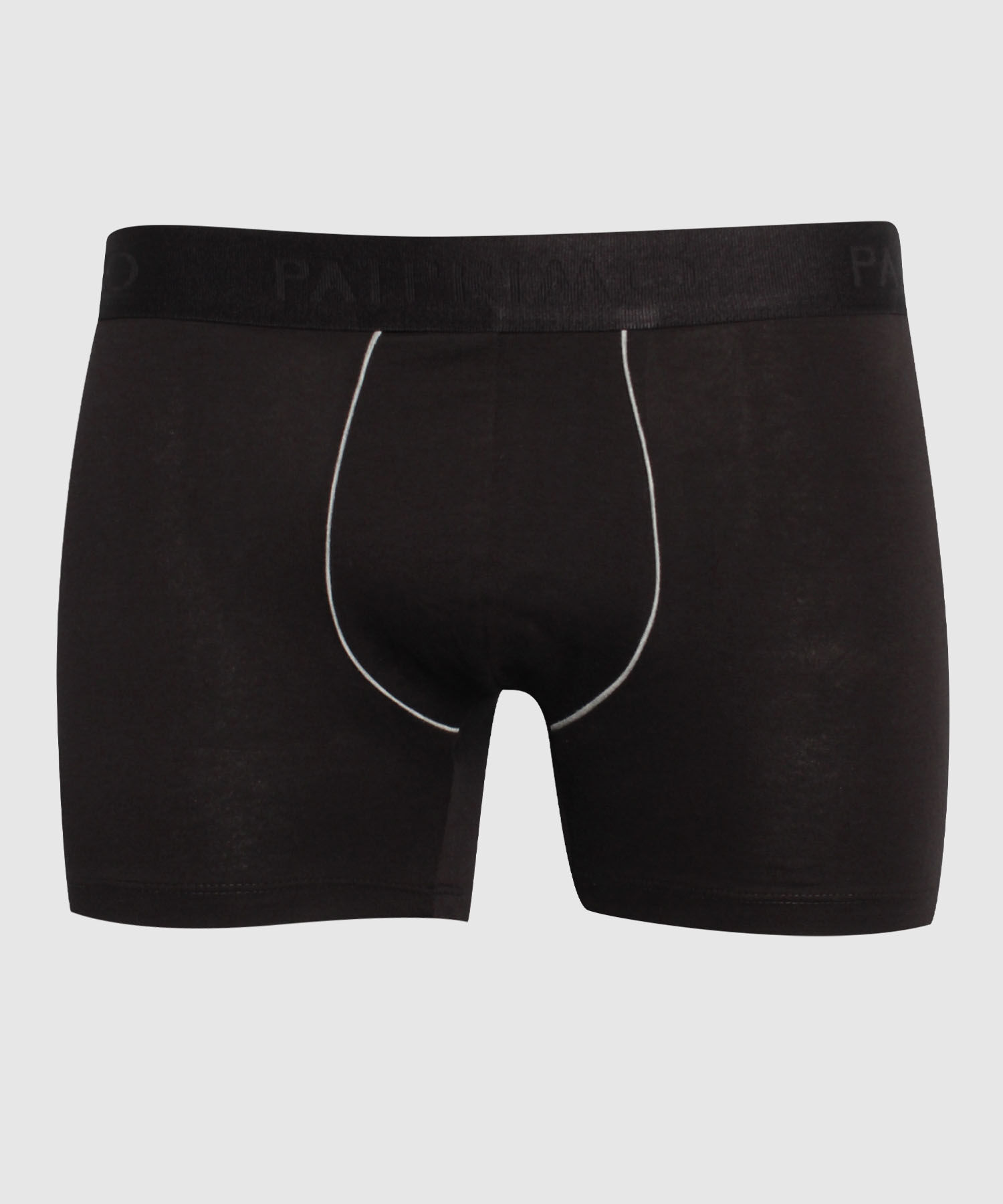 Pantaloncillo Pack X3 Bóxer Medio Algodón Unicolor Con Vena De Soporte Contrastada.