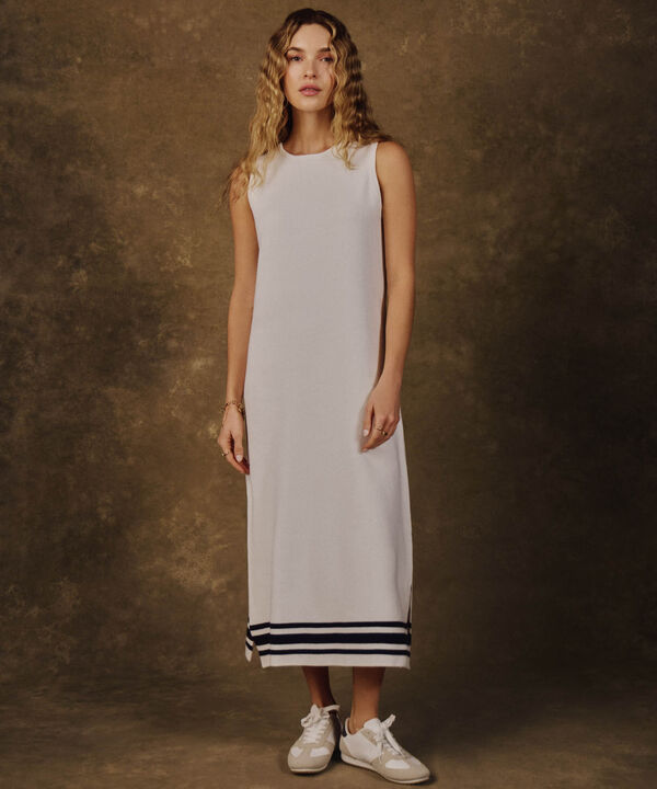 Vestido Midi Sin Mangas Para Mujer
