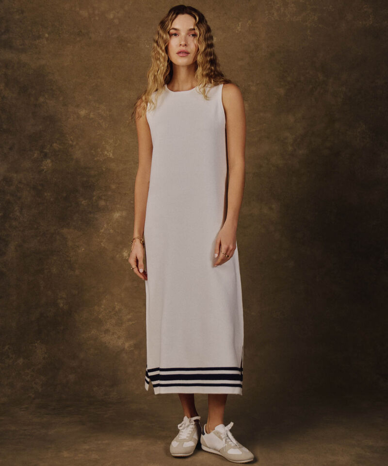 Vestido Midi Sin Mangas Para Mujer