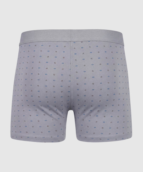 B&oacute;xer Medio Con Estampado Para Hombre