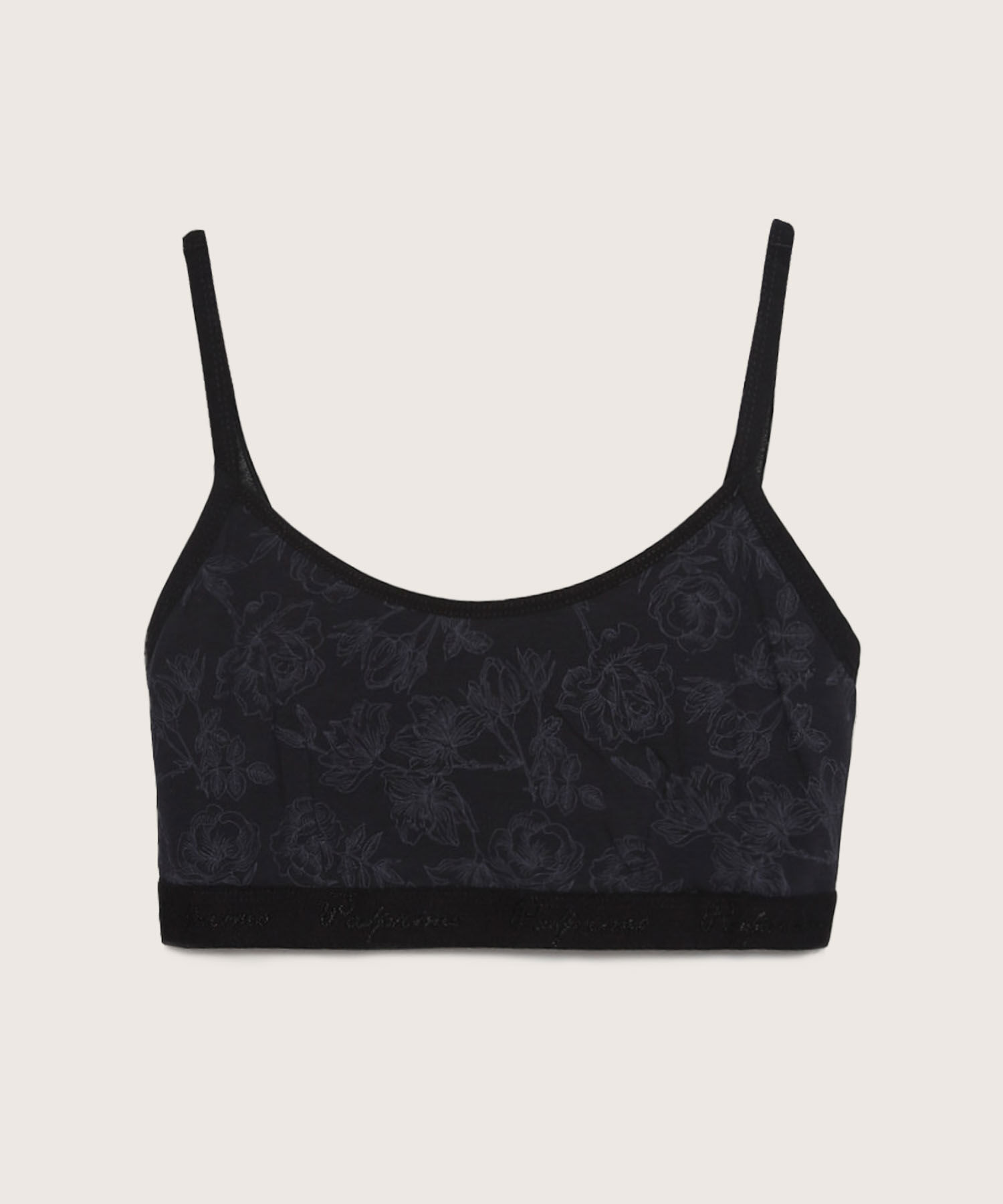 Top Básico Estampado En Algodón