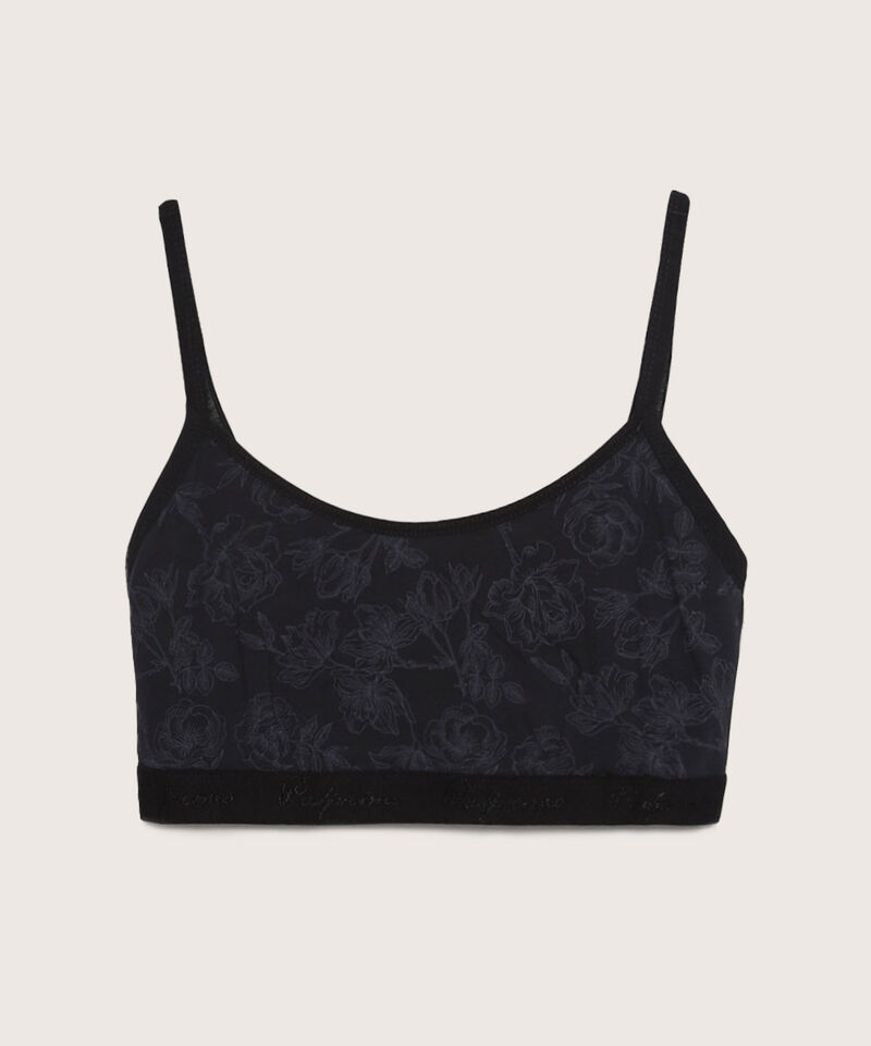 Top Básico Estampado En Algodón