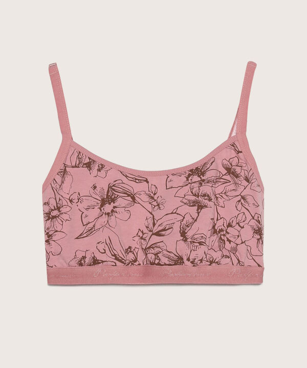 Top Básico Estampado En Algodón