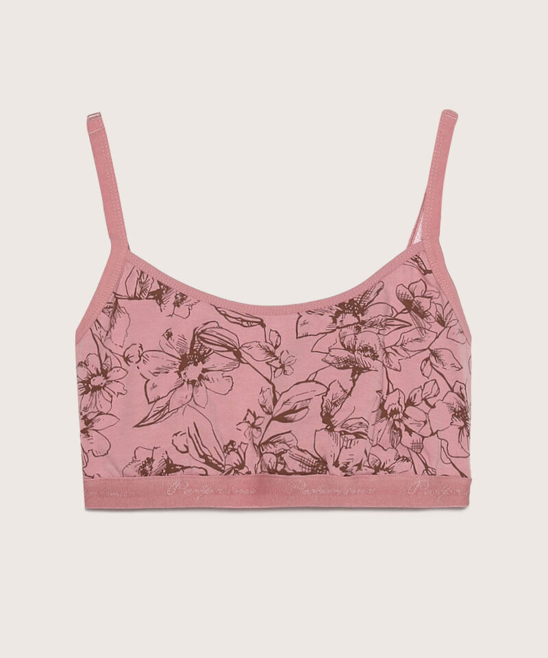 Top Básico Estampado En Algodón