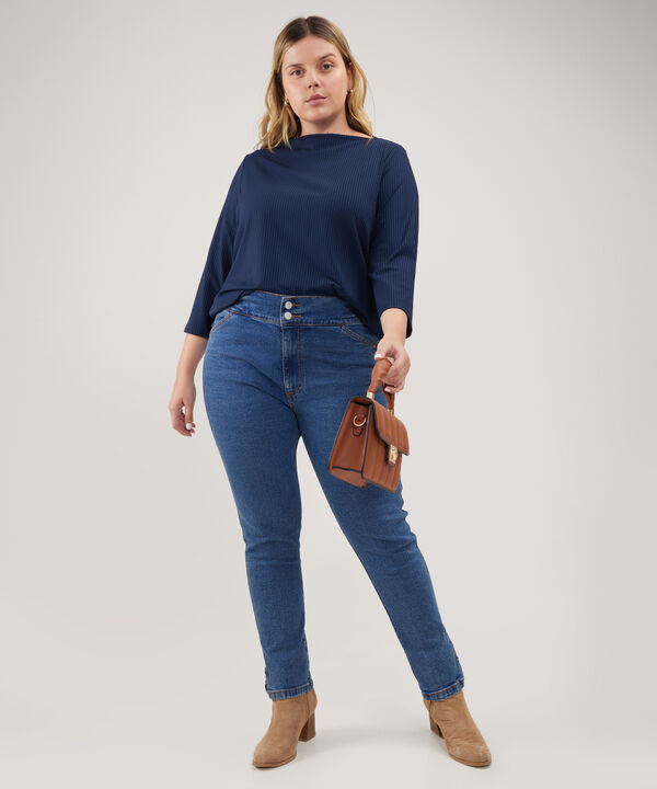 Jean Jegging Con Abertura En Ruedo image number null
