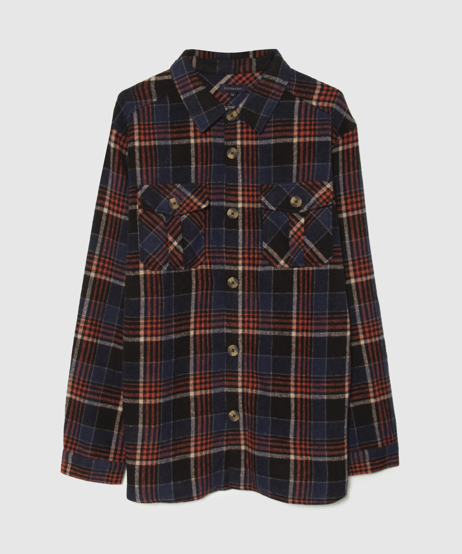 Chaqueta Tipo Sobre Camisa De Cuadros