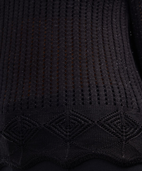 Saco Manga Larga Con Lurex