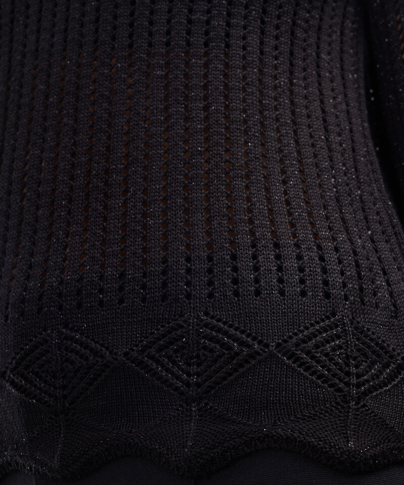 Saco Manga Larga Con Lurex