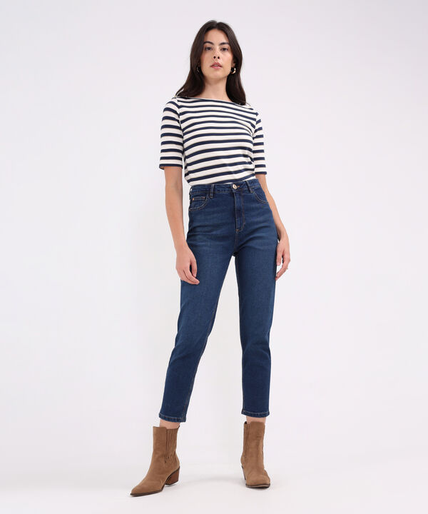 Jean Mom Stretch Tono Medio image number null