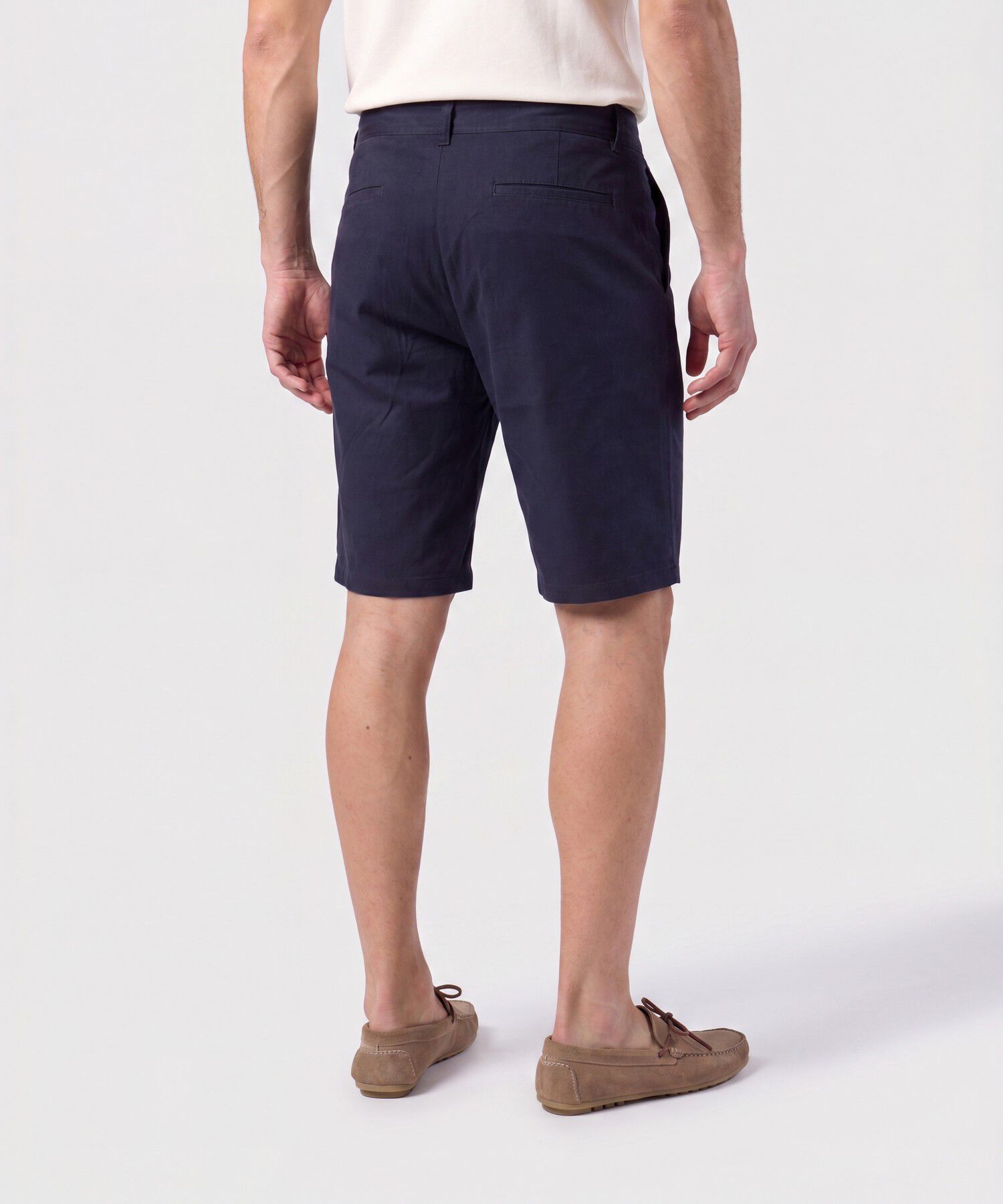 Bermuda Chino Con Bolsillos Para Hombre