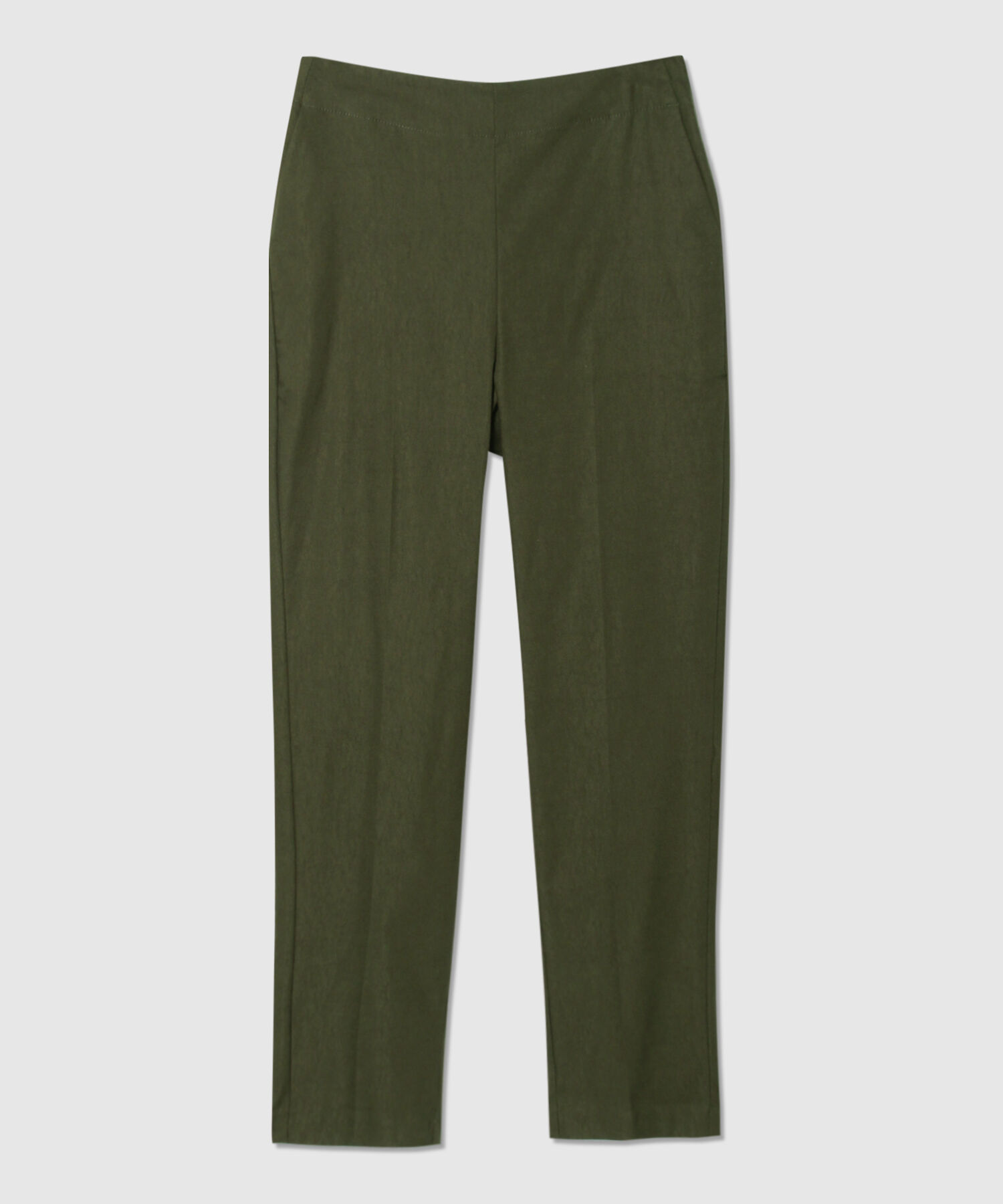 Pantalon Unicolor Clasico Con Bolsillo Diagonal
