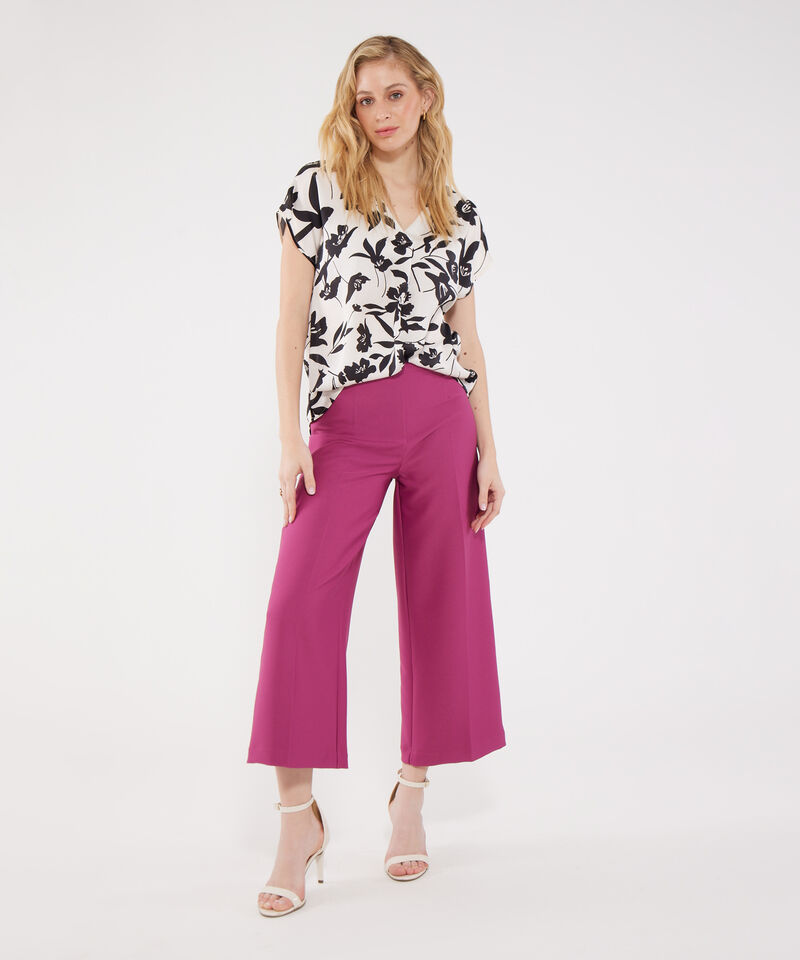 Pantalón Culotte Unicolor