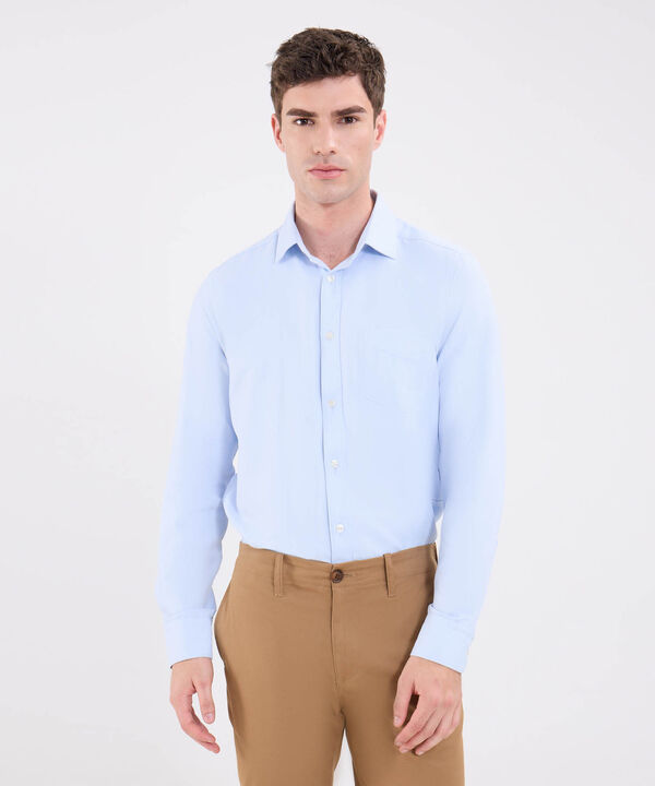 Camisa Unicolor Manga Larga image number null