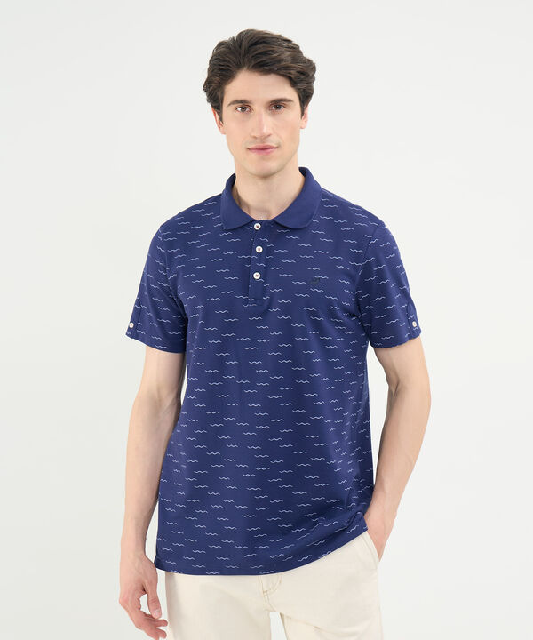 Polo Tejida Estampada