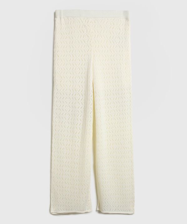 Pantalon Texturizado Unicolor image number null