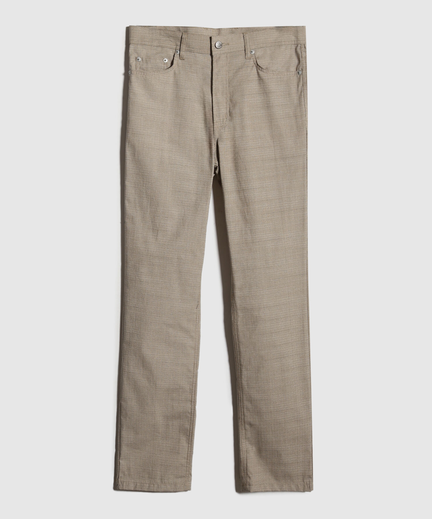 Pantalón Regular Efecto Rústico