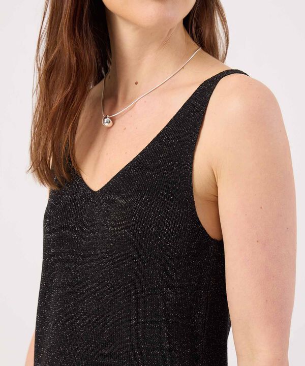Camiseta Unicolor Con Lurex image number null