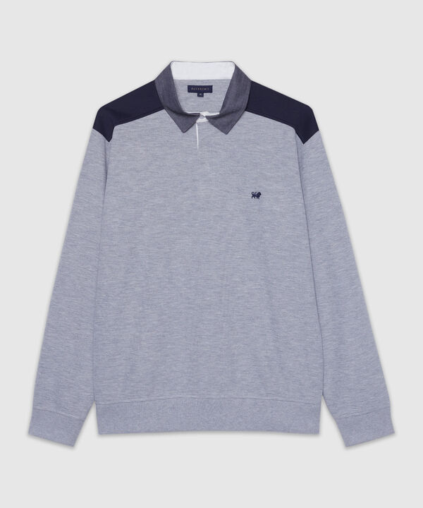 Buzo con Cuello Tipo Polo