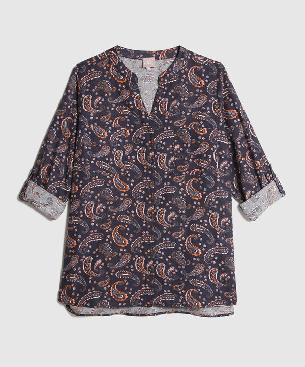 Blusa Manga 3/4  Estampada