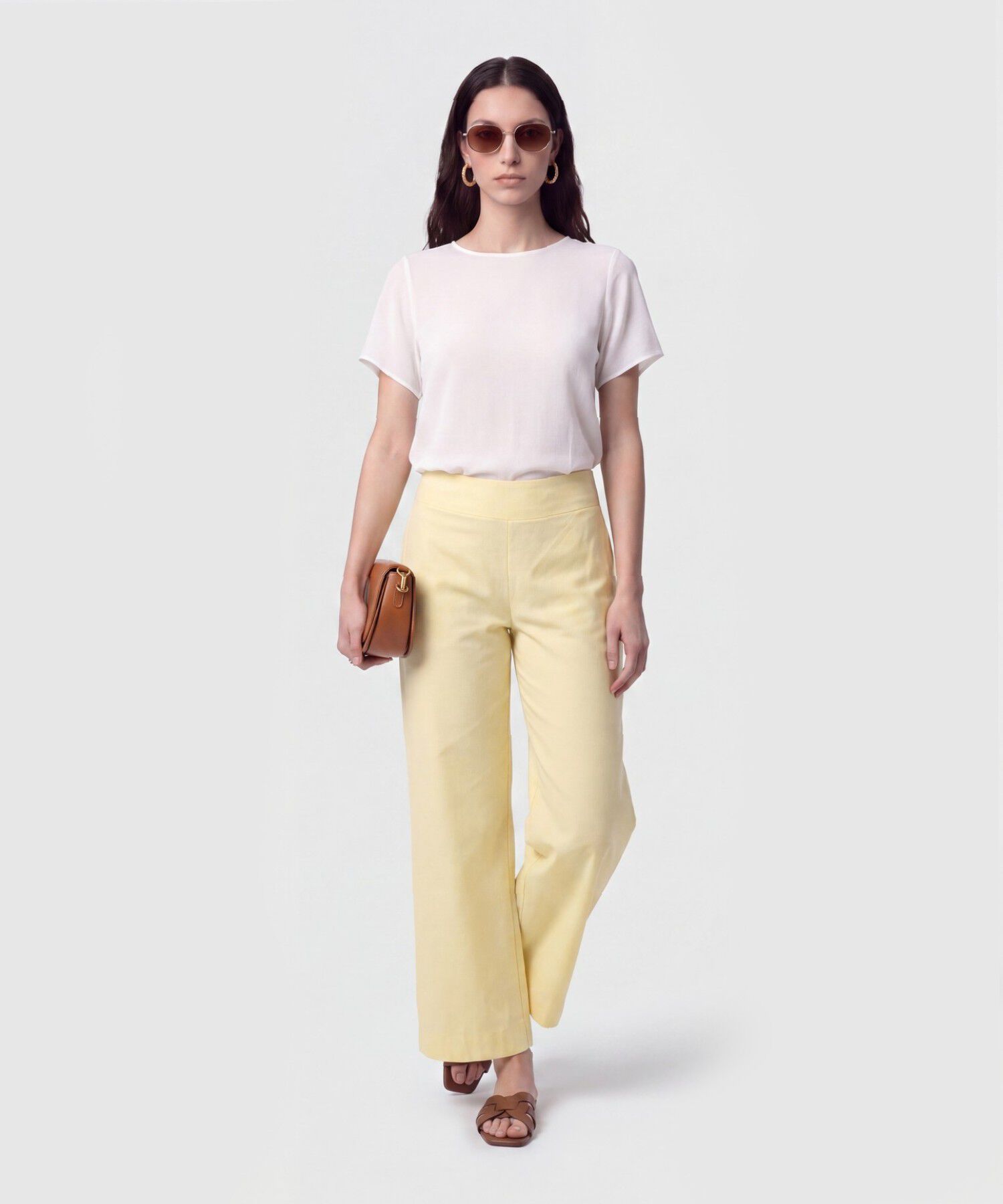 Pantal&oacute;n Bota Ancha Pretina Ancha Mujer