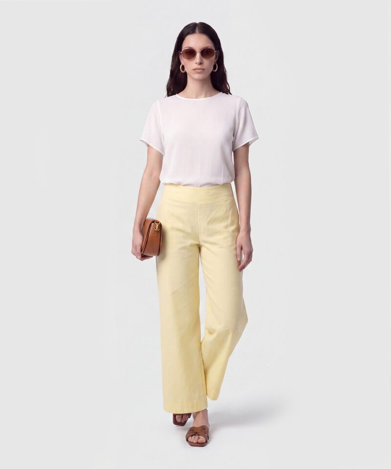 Pantal&oacute;n Bota Ancha Pretina Ancha Mujer