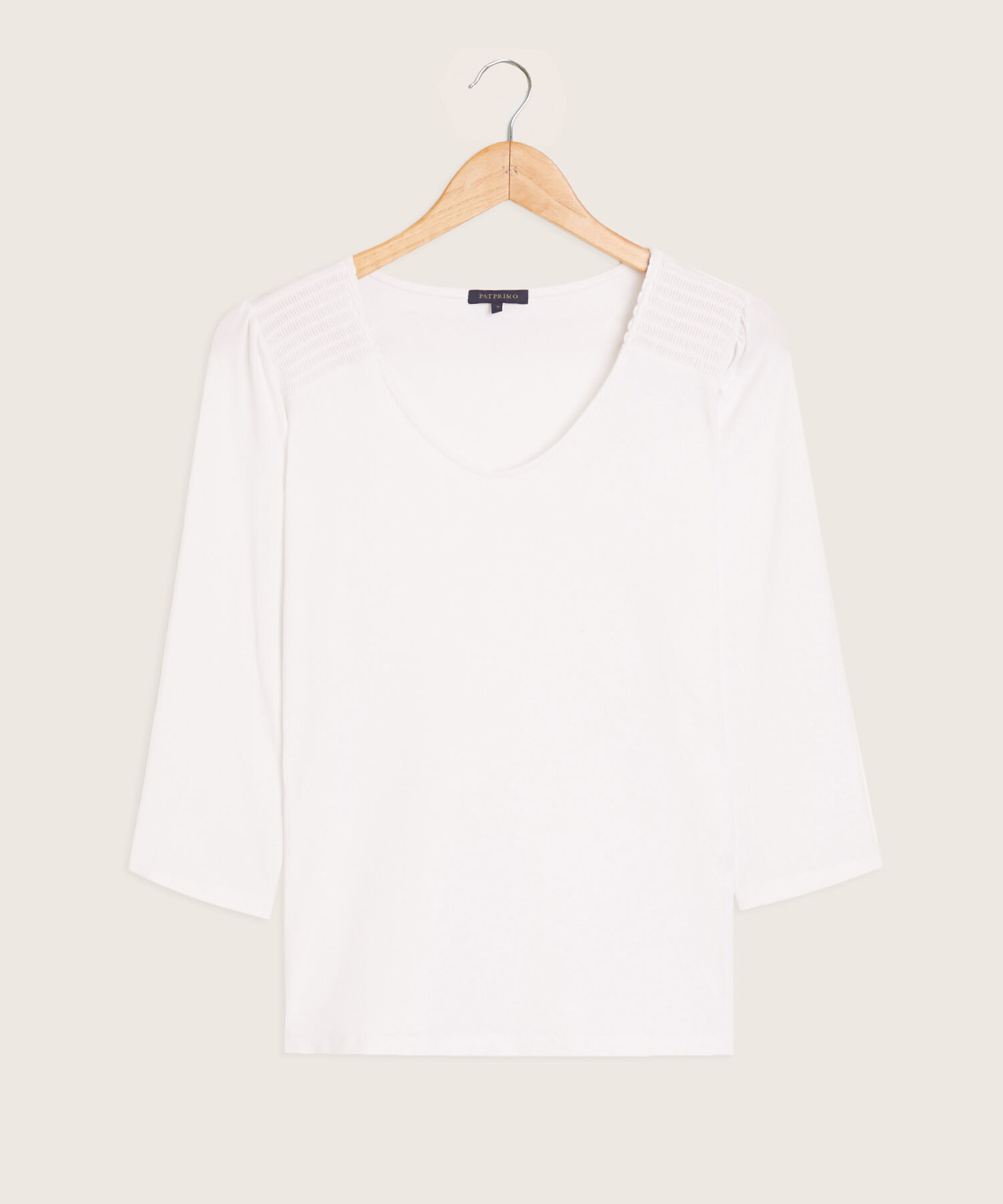 Camiseta Manga 3/4 Unicolor