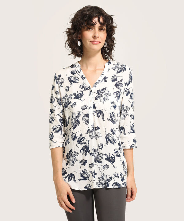 Blusa Pechera Estampada image number null