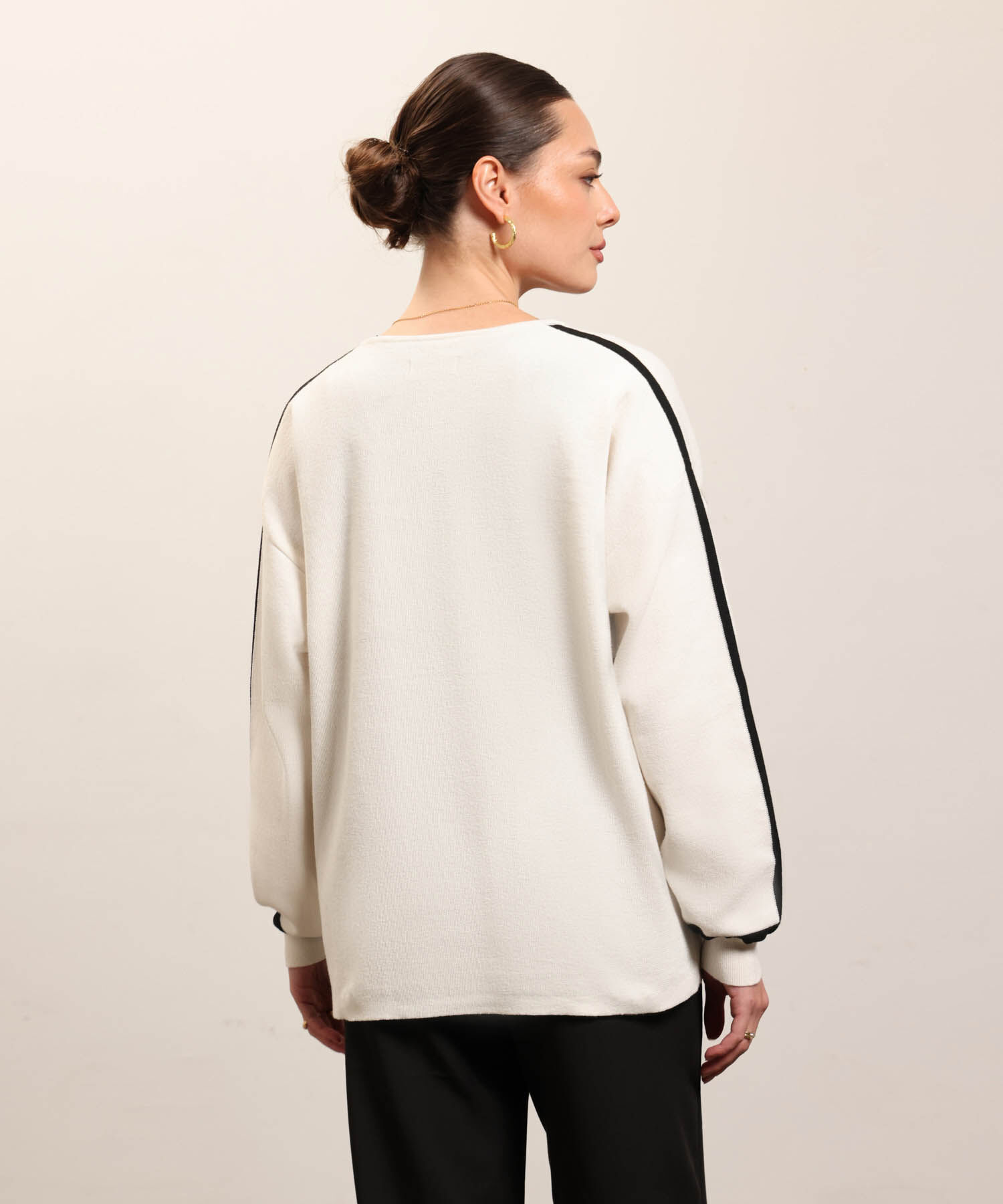 Cardigan De Punto Doble Botonadura Mujer