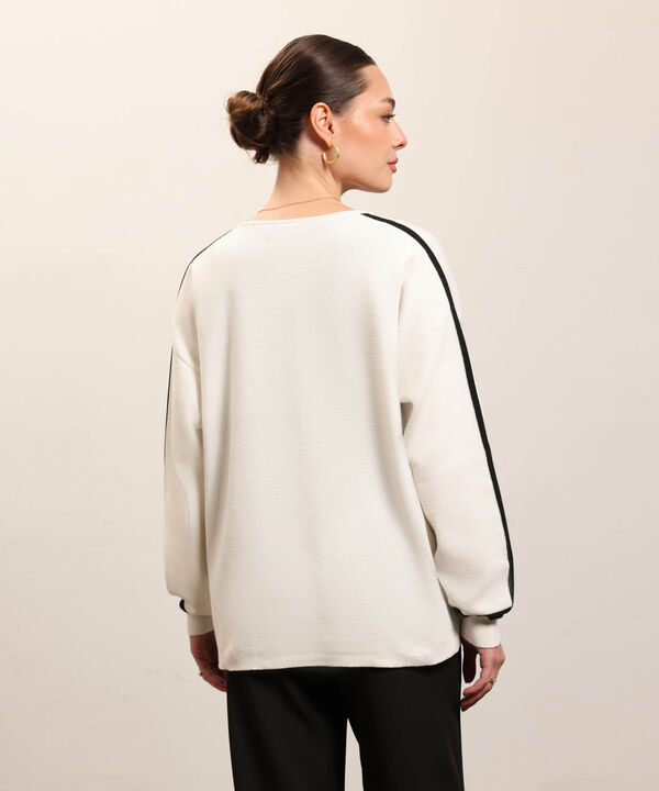 Cardigan De Punto Doble Botonadura Mujer