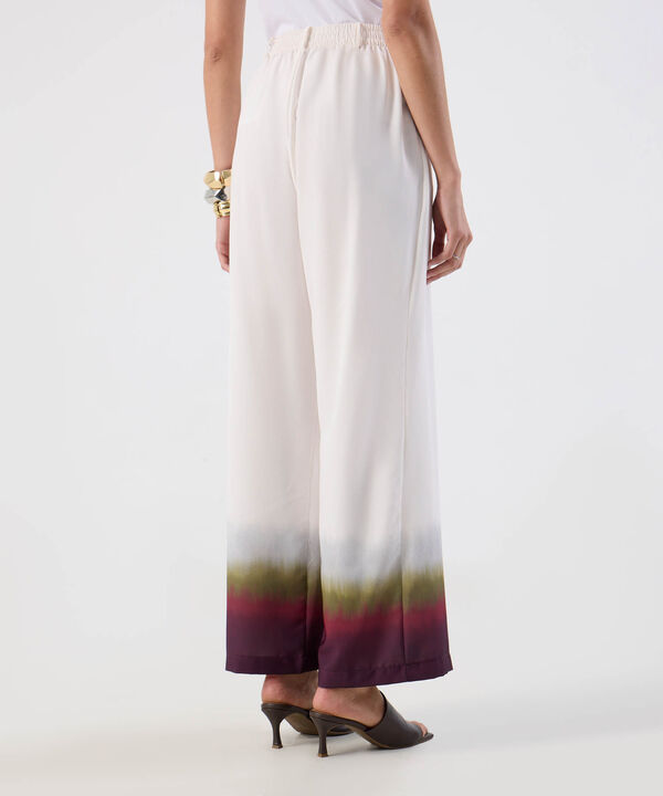 Pantal&oacute;n Palazo De Pinzas Para Mujer