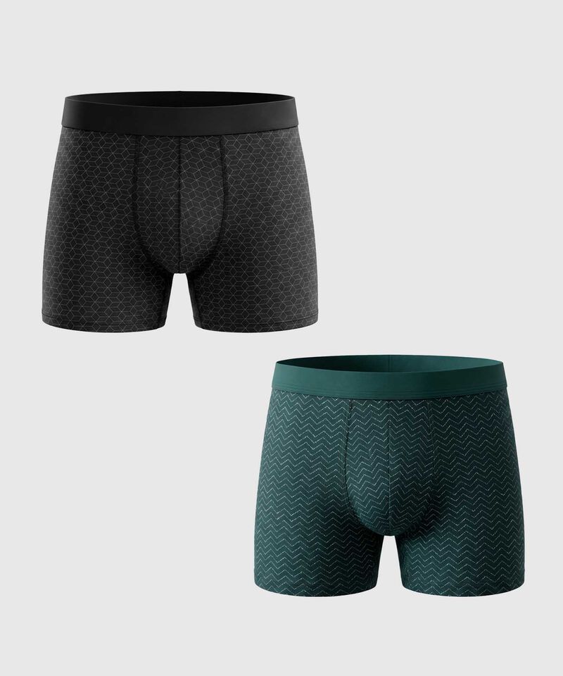 Pack X2 Boxers Medios Para Hombre