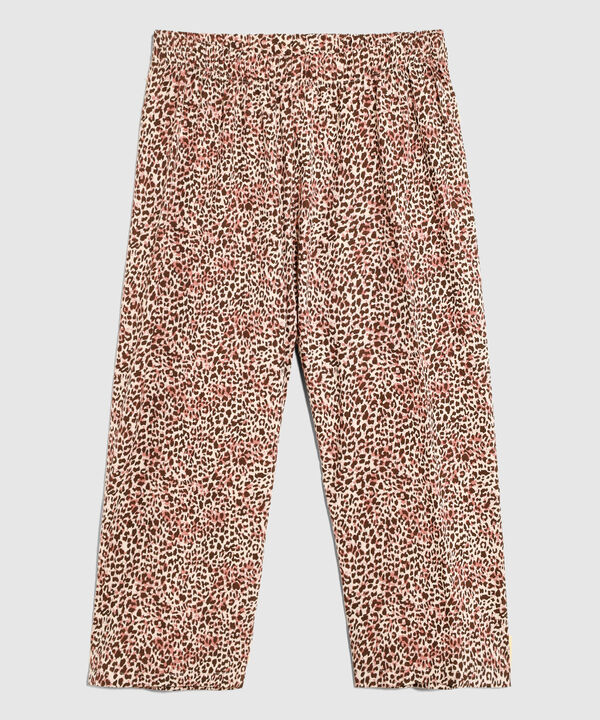 Pijama De Pantal&oacute;n Y Cuello Redondo Mujer