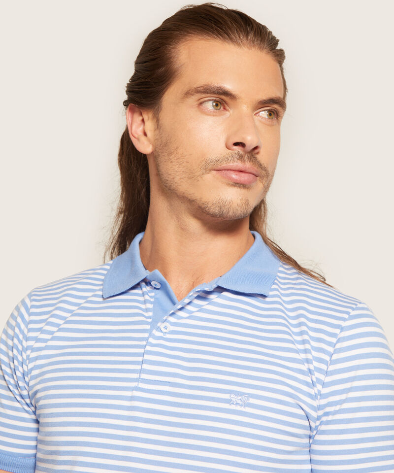 Polo Cuello Tejido Bicolo Continuo