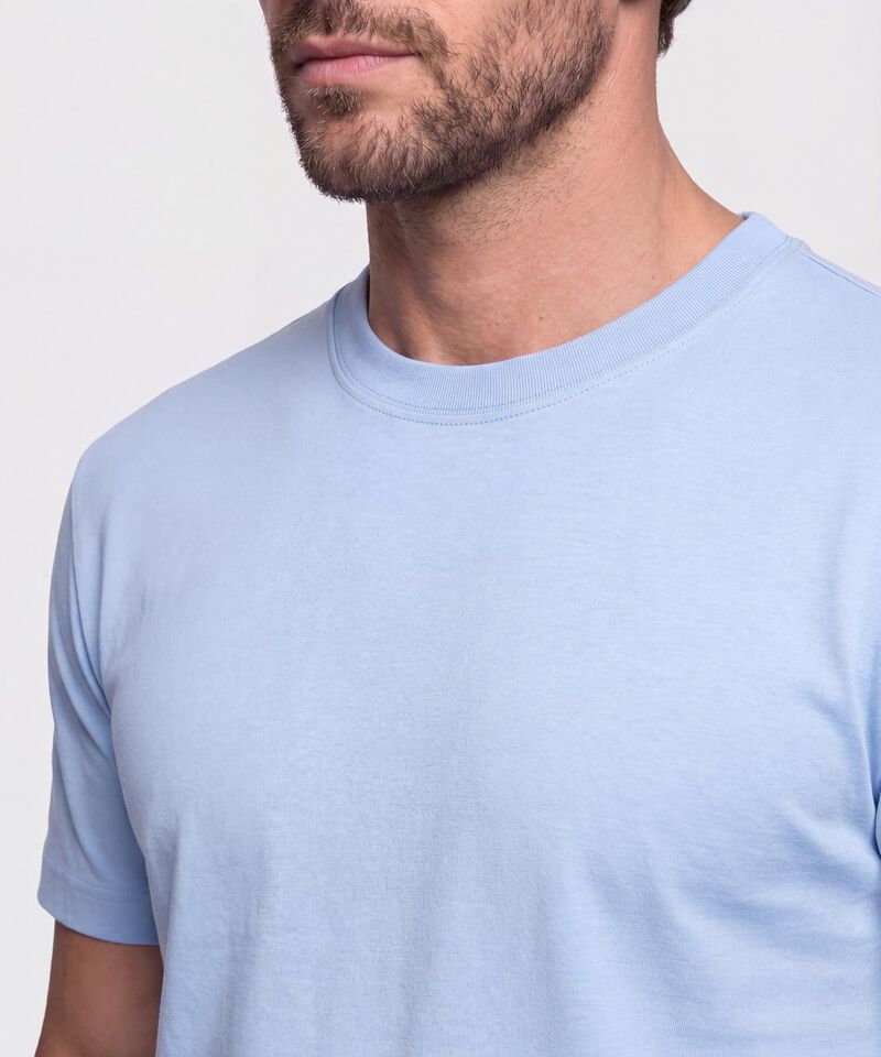 Camiseta Cuello Redondo Manga Corta Hombre