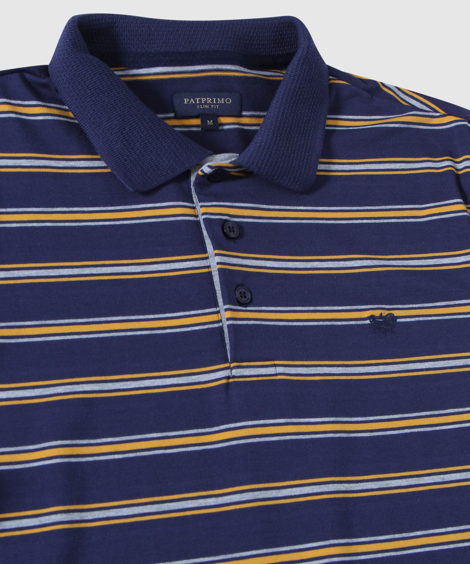 Polo Cuello Y Puños Tejidos