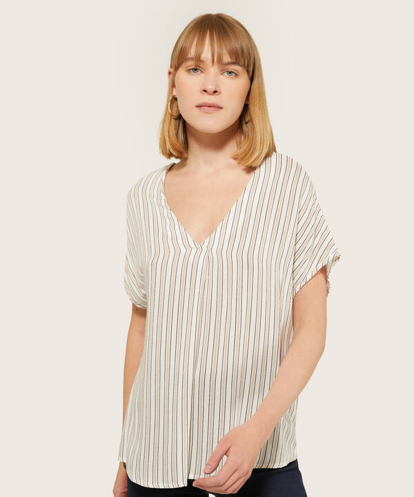 Blusa a Rayas image number null