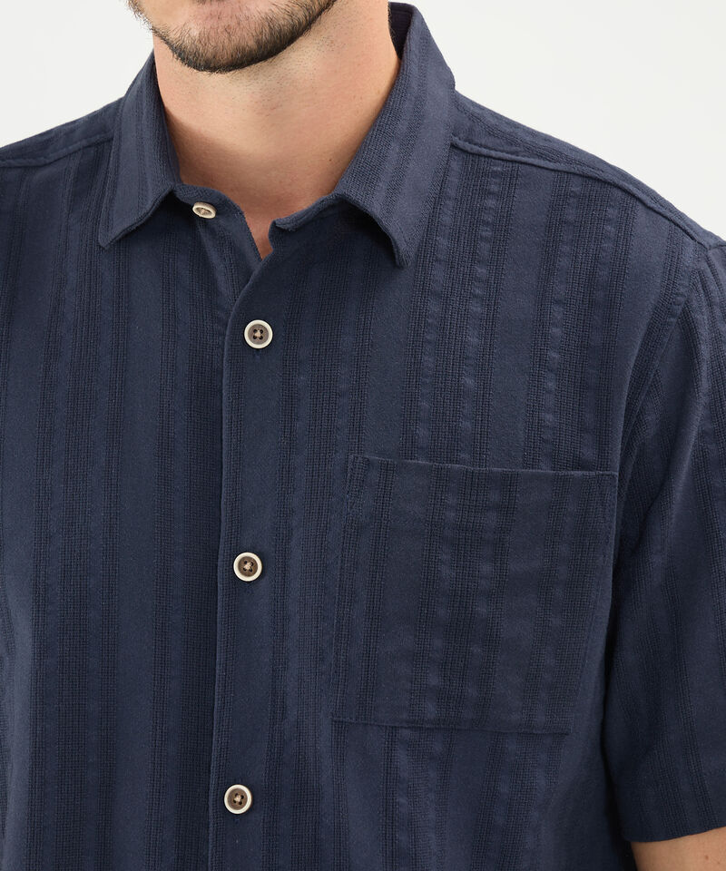 Camisa en Efecto Rústico