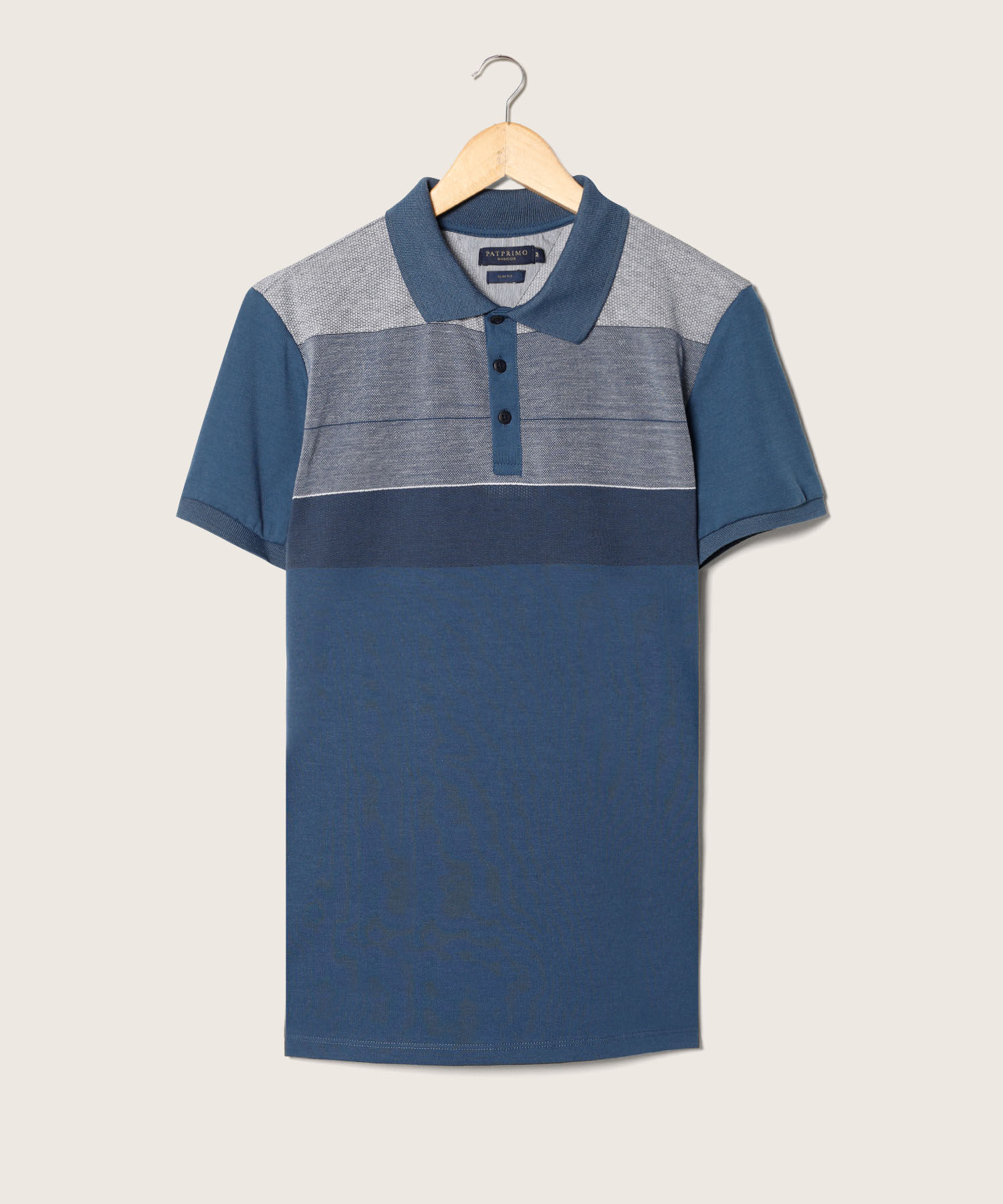 Polo Preteñida Cuello Tejido