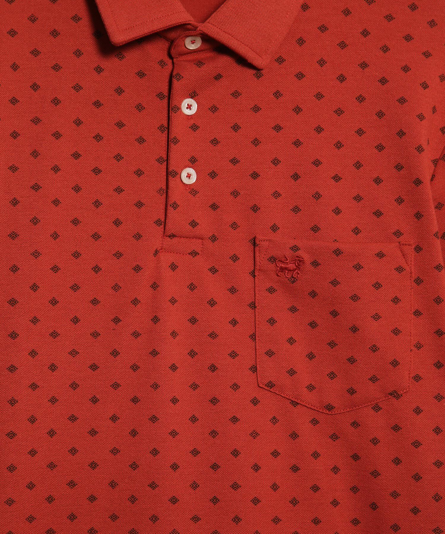 Polo Estampado de Rombos