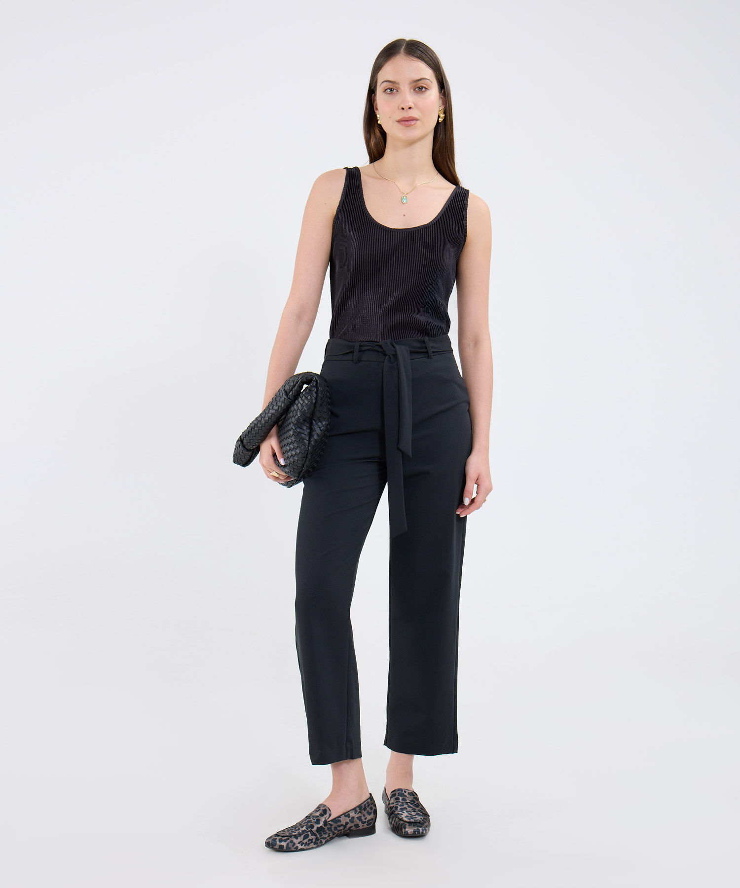 Blusa Texturizada Manga Sisa