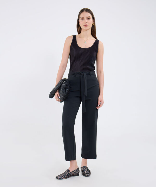 Blusa Texturizada Manga Sisa image number null